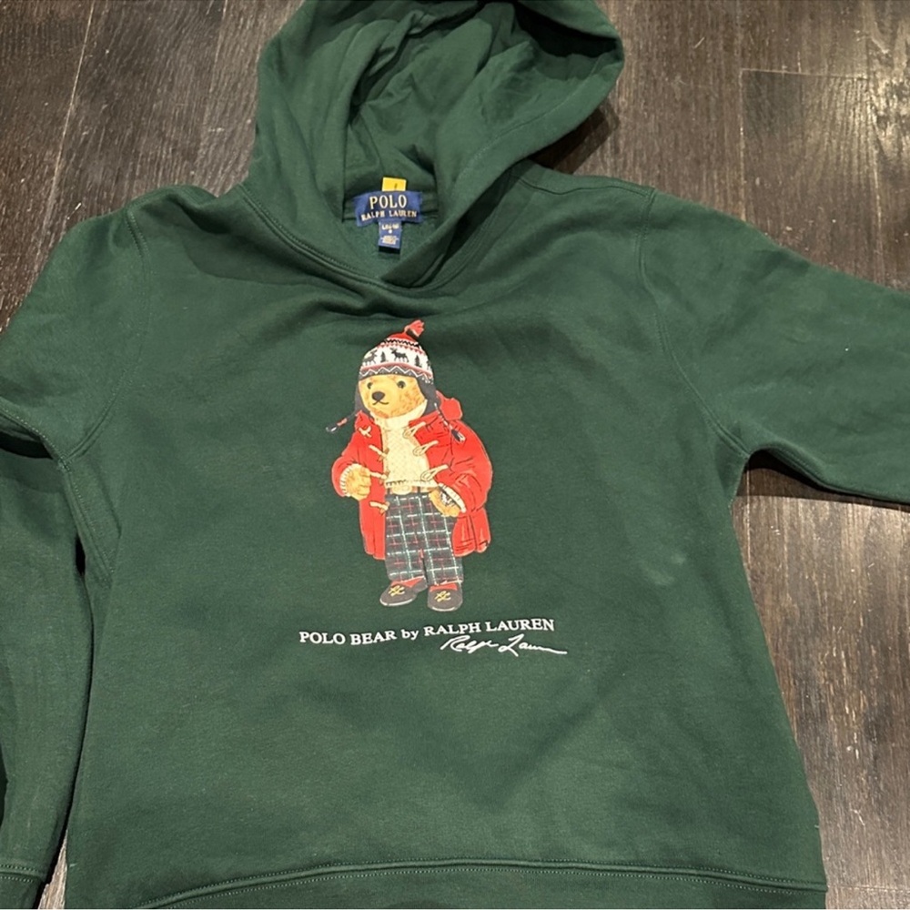 Polo Bear Green Hoodie